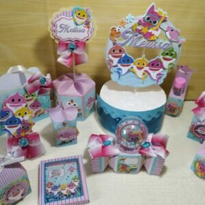 Arquivo De Corte Kit Festa Baby Shark 1