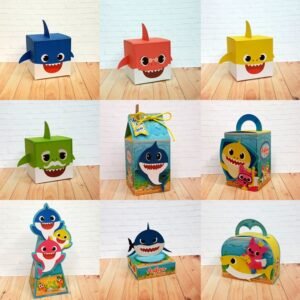 Arquivo De Corte Kit Festa Baby Shark 14