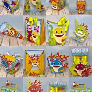 Arquivo De Corte Kit Festa Baby Shark 16