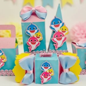 Arquivo De Corte Kit Festa Baby Shark 17