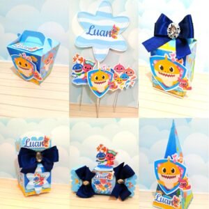 Arquivo De Corte Kit Festa Baby Shark 2