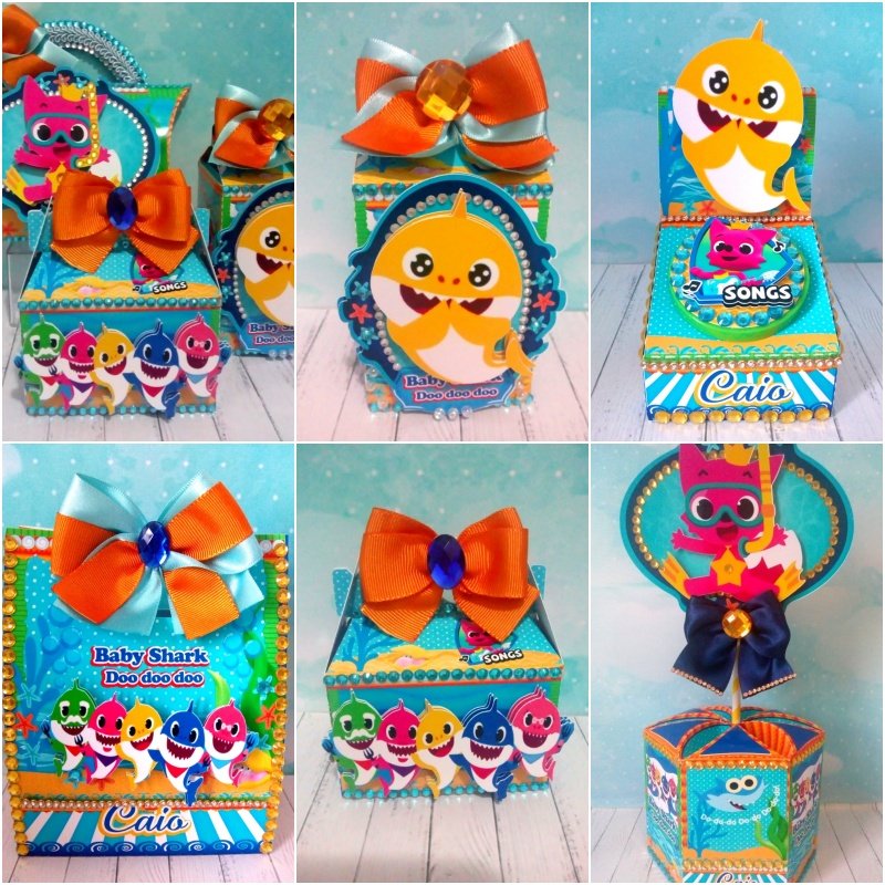 Arquivo De Corte Kit Festa Baby Shark 21