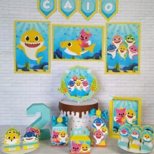 Arquivo De Corte Kit Festa Baby Shark 31