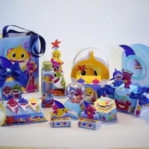 Arquivo De Corte Kit Festa Baby Shark 7