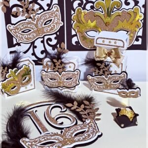 Arquivo De Corte Kit Festa Baile De Máscaras 1