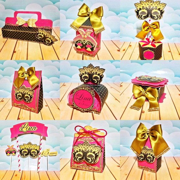 Arquivo De Corte Kit Festa Baile De Máscaras 2