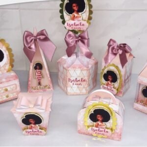 Arquivo De Corte Kit Festa Barbie Afro 1