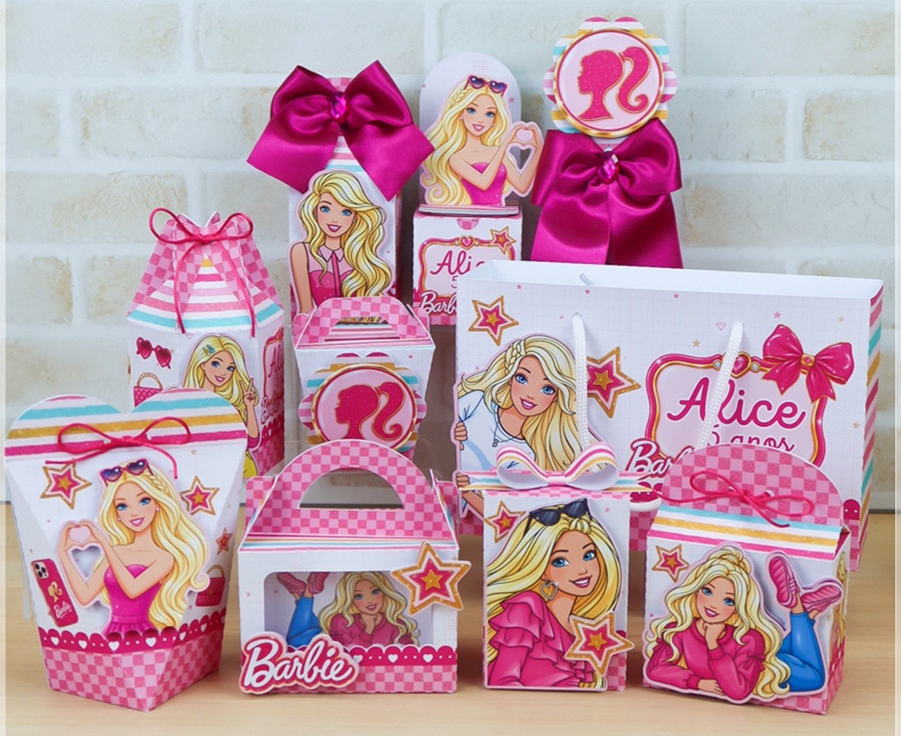 Arquivo De Corte Kit Festa Barbie 3