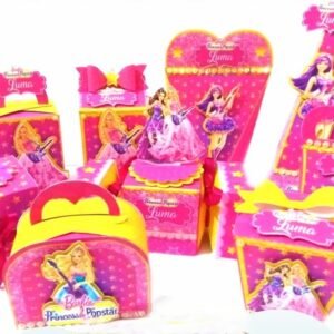 Arquivo De Corte Kit Festa Barbie Pop Star 1
