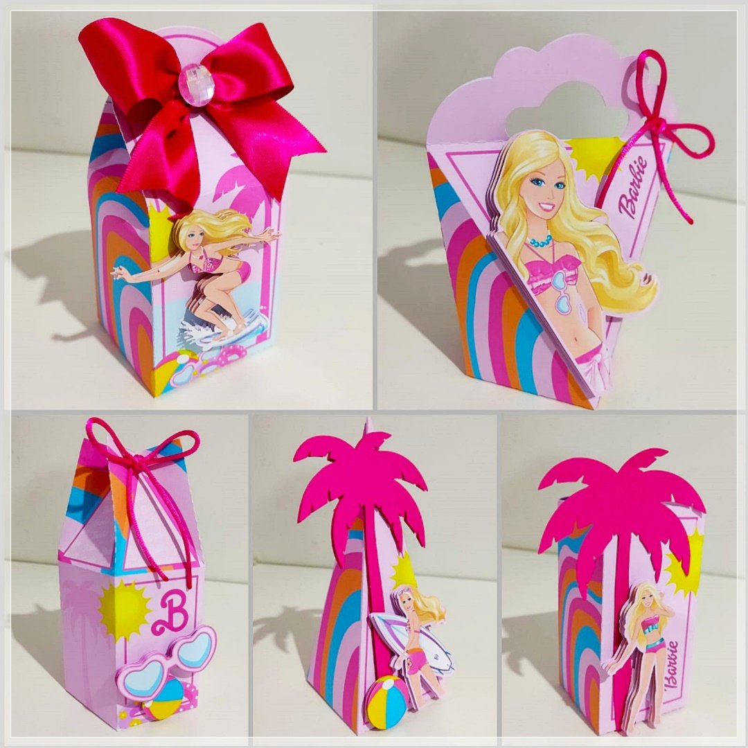 Arquivo De Corte Kit Festa Barbie Praia 1