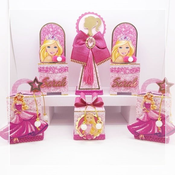 Arquivo De Corte Kit Festa Barbie Princesa 1