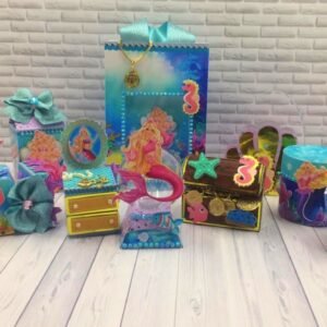 Arquivo De Corte Kit Festa Barbie Sereia 5