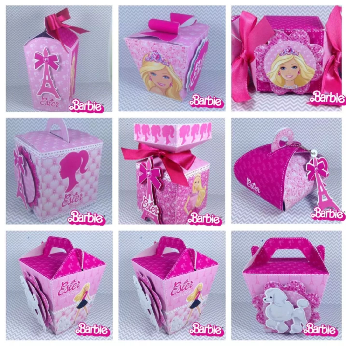 Arquivo De Corte Kit Festa Barbie 14