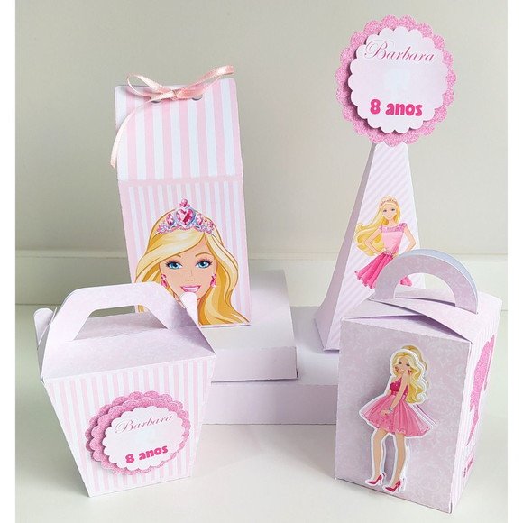 Arquivo De Corte Kit Festa Barbie 6