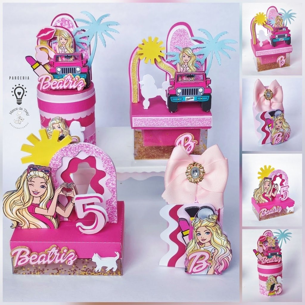 Arquivo De Corte Kit Festa Barbie 34