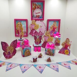 Arquivo De Corte Kit Festa Barbie 9