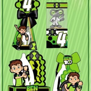 Arquivo De Corte Kit Festa Ben 10 1