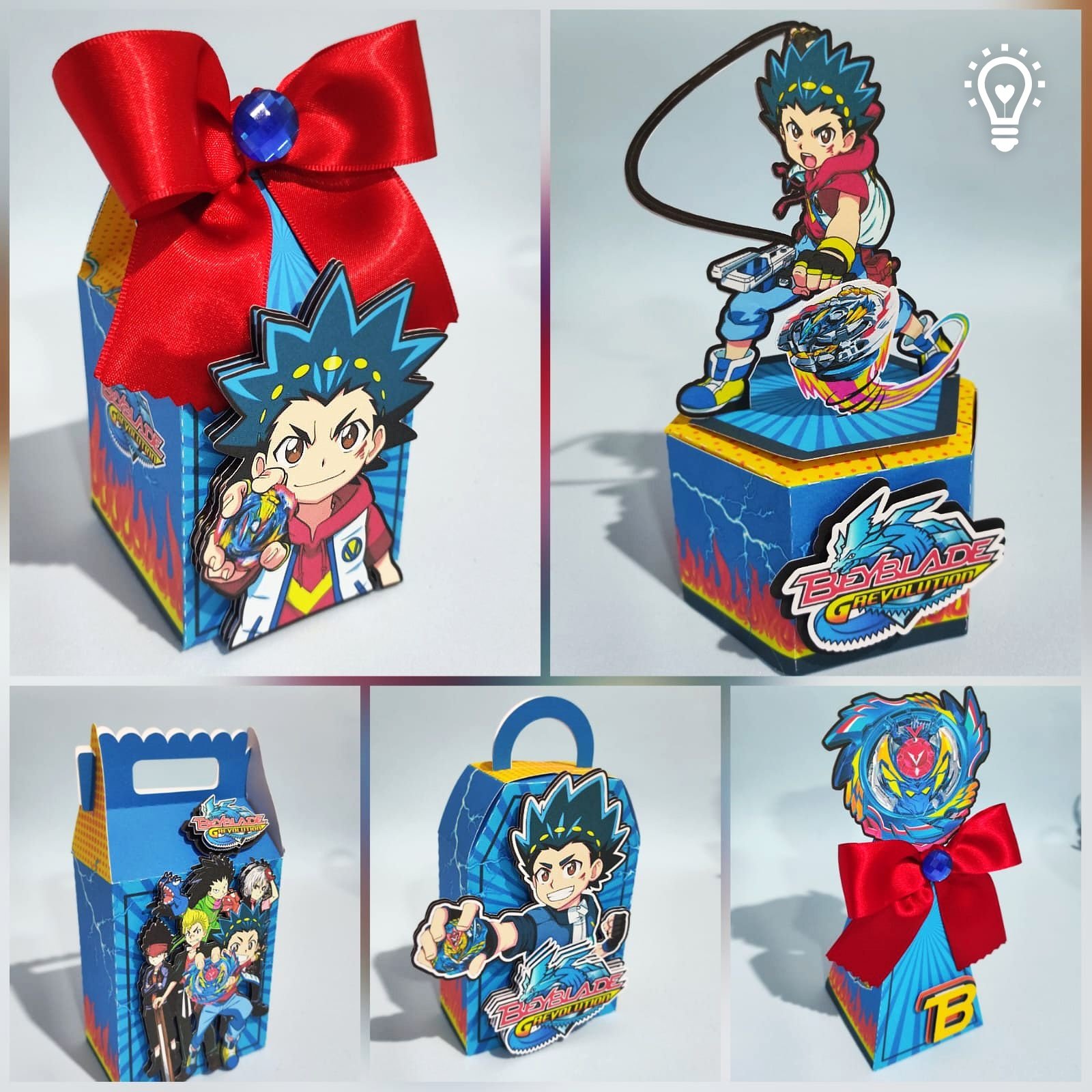 Arquivo De Corte Kit Festa Beyblade 3