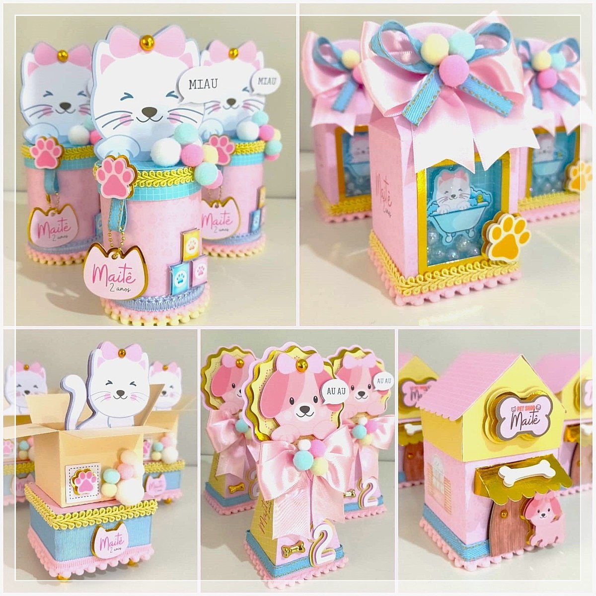 Arquivo De Corte Kit Festa Bichinhos De Estimação Pets Pet Shop 5