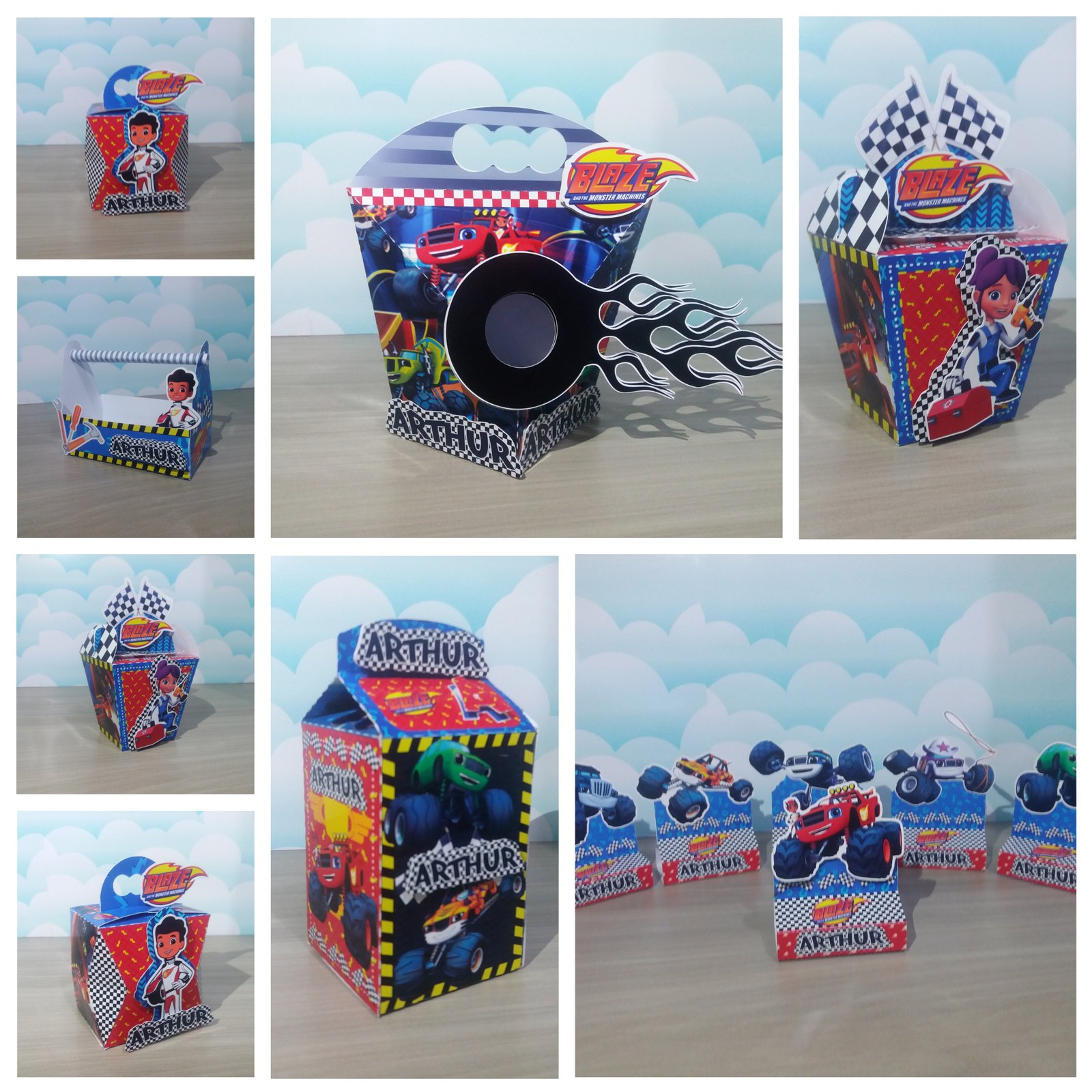 Arquivo De Corte Kit Festa Blaze And Monsters Machine 3