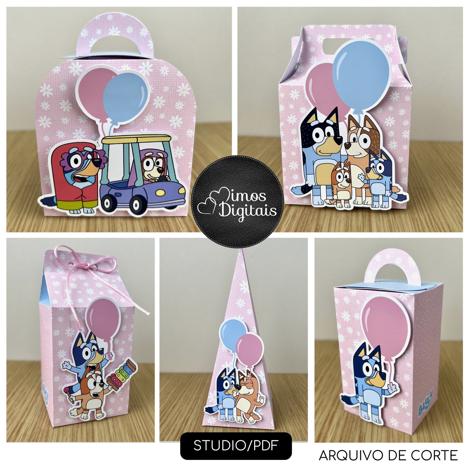 Arquivo De Corte Kit Festa Bluey 6