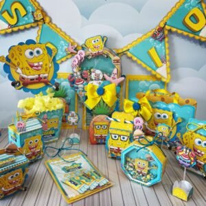 Arquivo De Corte Kit Festa Bob Esponja 12