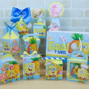 Arquivo De Corte Kit Festa Bob Esponja 9