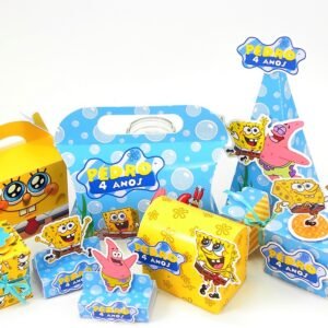 Arquivo De Corte Kit Festa Bob Esponja 2