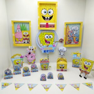 Arquivo De Corte Kit Festa Bob Esponja 10