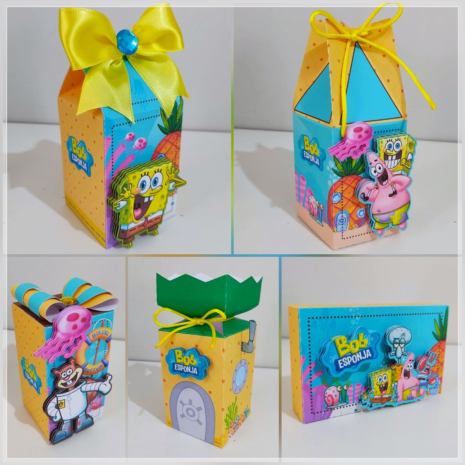 Arquivo De Corte Kit Festa Bob Esponja 4