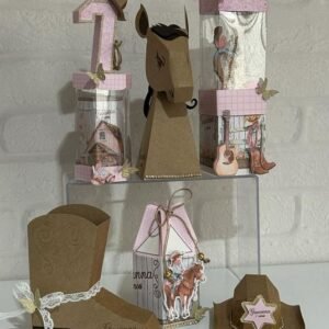 Arquivo De Corte Kit Festa Boiadeira Cowgirl Country Menina 1
