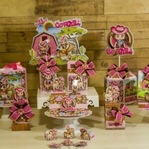 Arquivo De Corte Kit Festa Boiadeira Cowgirl Country Menina 11