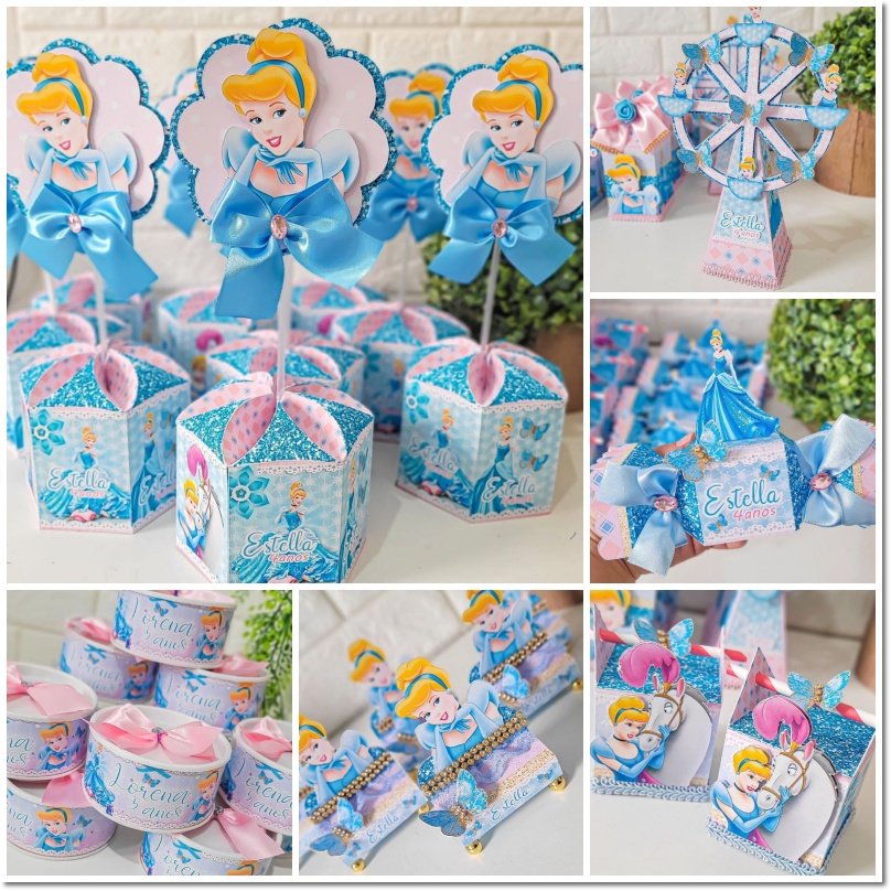 Arquivo De Corte Kit Festa Cinderela 31