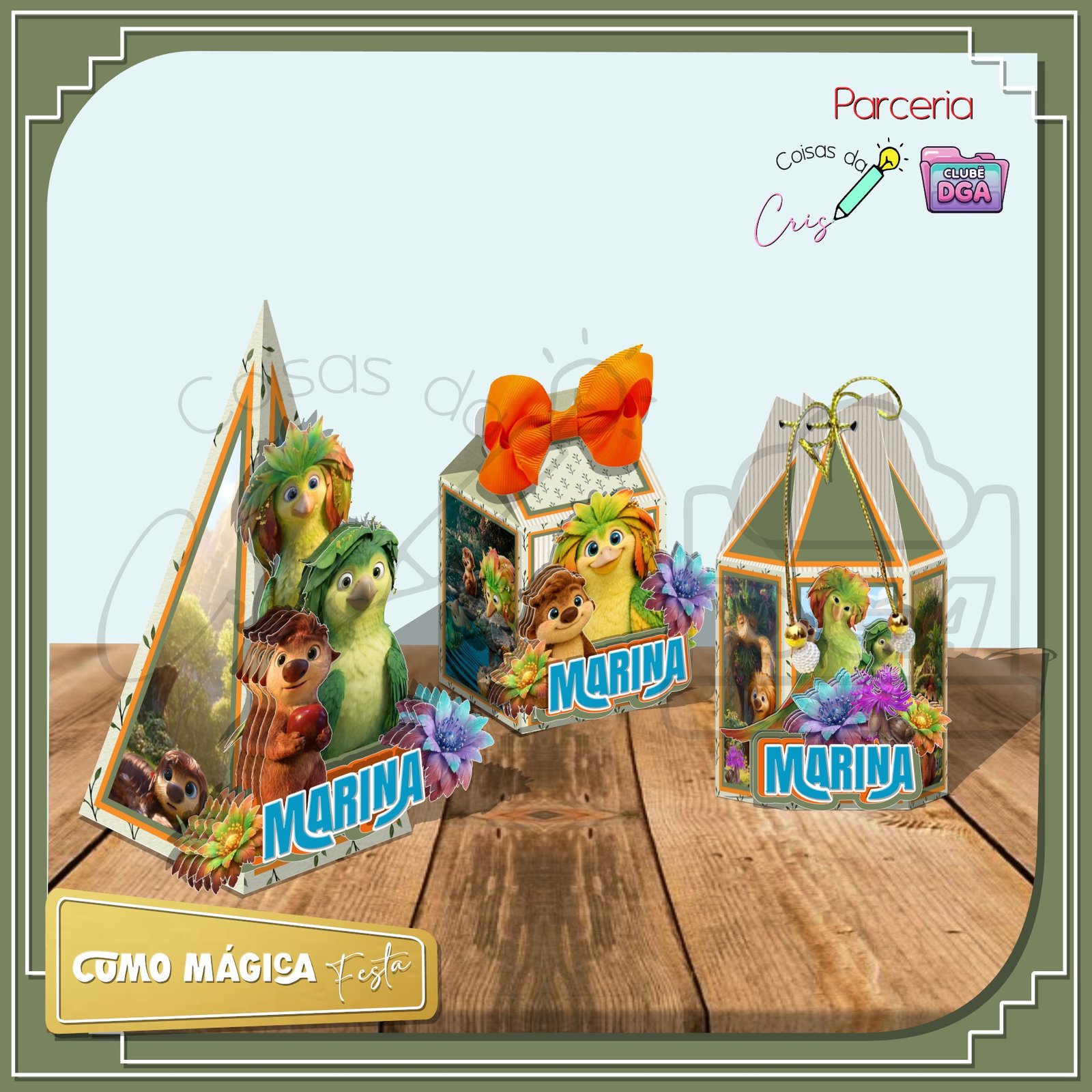 Arquivo De Corte Kit Festa Como Mágica 2
