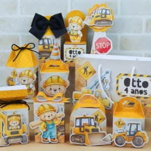 Arquivo De Corte Kit Festa Construtor Construção 1