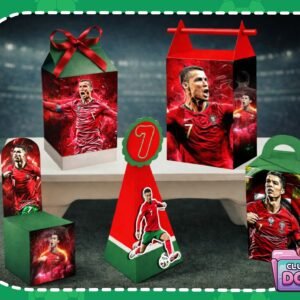 Arquivo De Corte Kit Festa Cristiano Ronaldo