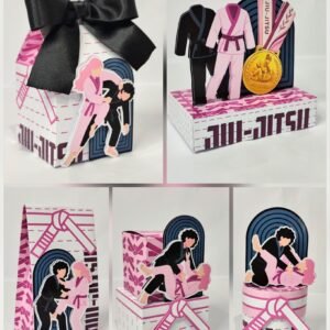 Arquivo De Corte Kit Festa Jiu Jitsu Rosa Menina