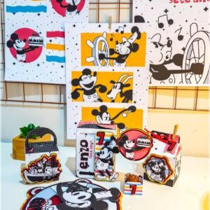 Arquivo De Corte Kit Festa Mickey Vintage 1