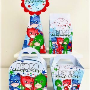 Arquivo De Corte Kit Festa PJ Masks 1