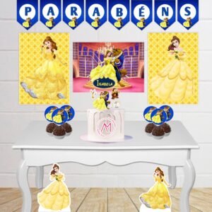 Arquivo De Corte Kit Festa Só Um Bolinho A Bela E A Fera 1