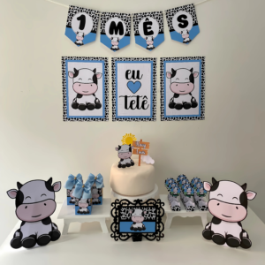 Arquivo De Corte Kit Festa Só Um Bolinho Amo Tetê Azul 1