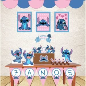 Arquivo De Corte Kit Festa Só Um Bolinho Stitch 1