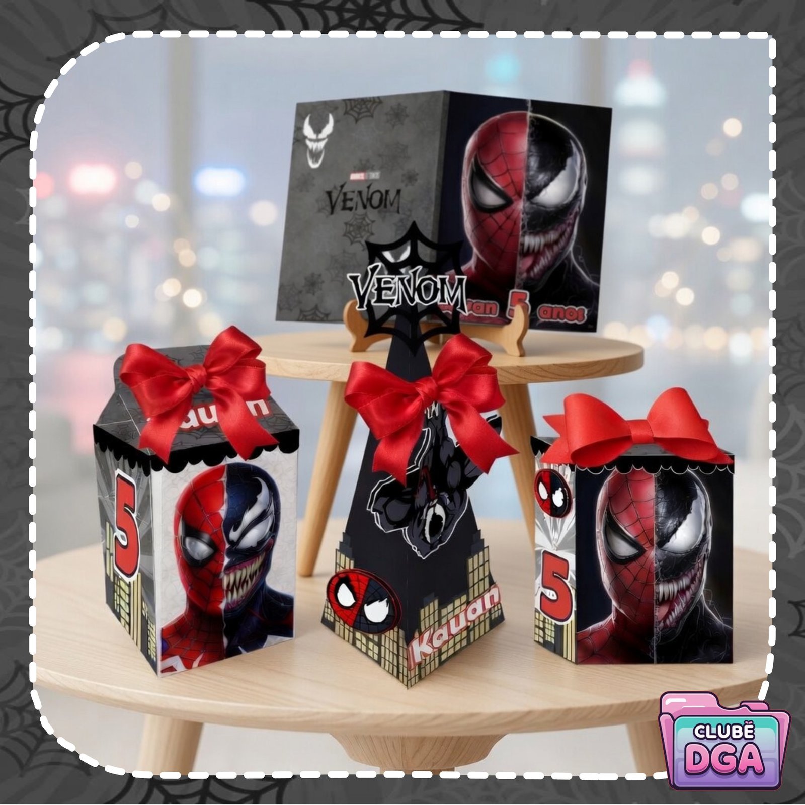 Arquivo De Corte Kit Festa Venom 1