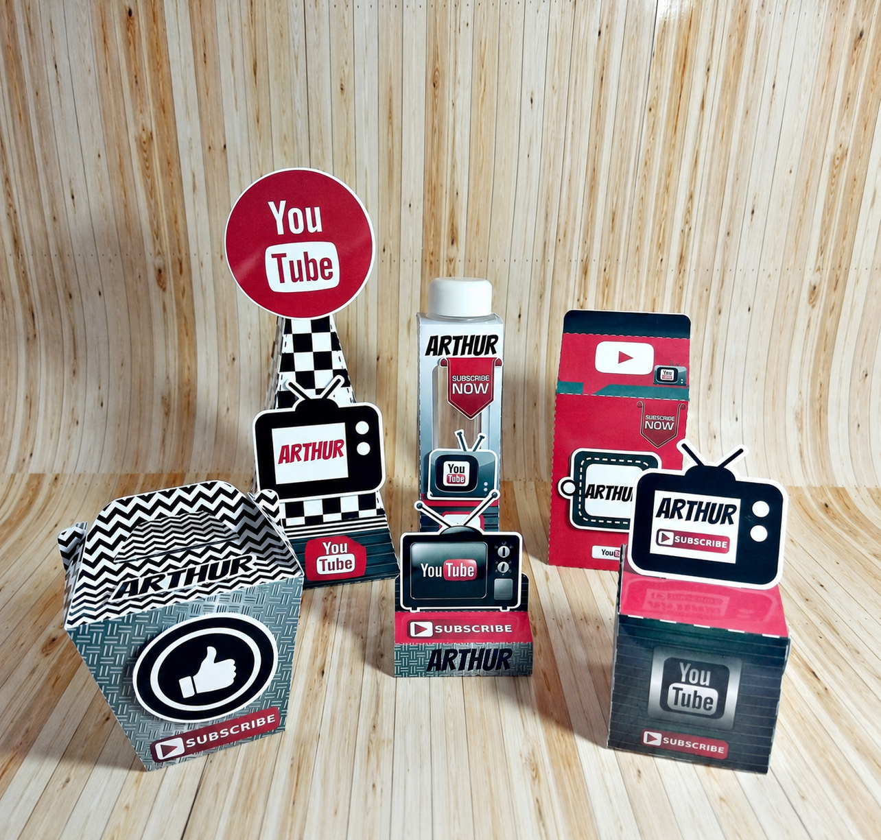Arquivo De Corte Kit Festa Youtube 1