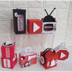 Arquivo De Corte Kit Festa Youtube 4
