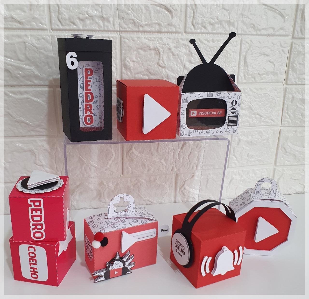 Arquivo De Corte Kit Festa Youtube 4