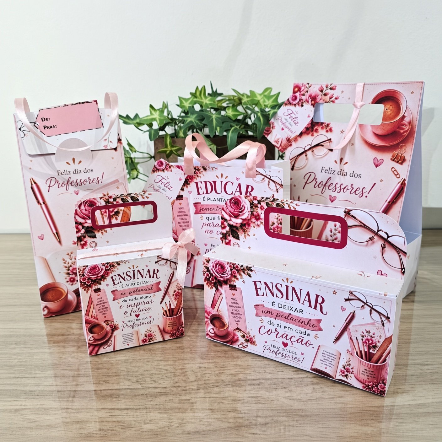 Arquivo De Corte Kit Mimos Combo Dia Dos Professeores Rosa 4