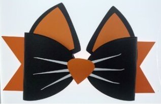 Arquivo De Corte Laços Cat Bow Laço Halloween 1