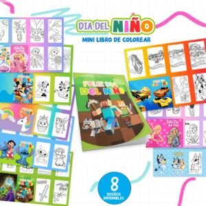 Arquivo De Corte Livrinho De Colorir Dia Das Crianças 3
