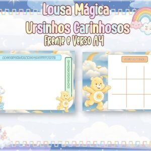 Arquivo De Corte Lousa Mágica Ursinhos Carinhosos Dia Das Crianças 23